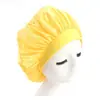2021 Amazon AliExpress Sombrero Redondo Elástico de Ala Ancha Sade Gorro de Noche para Niños Gorro Bon para el Cabello Sombrero de Textil para el Polvo