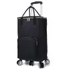 Carrito de supermercado, carrito pequeño de arrastre, carrito plegable telescópico, carrito de mano con ruedas giratorias, carrito de compras portátil para uso doméstico