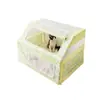 Quarto de Maternidade para Gatos com Estampa Floral Completa Estilo Coreano, Ninho de Gato, Tenda para Gatos Esperando o Parto, Tenda Fechada, Conjunto de Caixa para Esperar o Parto, Especialmente Projetado para Gatos