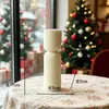 Velas Aromáticas Blancas Sencillas Estilo Nórdico Procesadas y Personalizadas, Decoraciones para el Hogar, Arreglos de Boda, Velas de Forma Geométrica