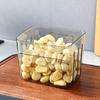 Cesta de almacenamiento colgante de pared con jengibre y ajo con parte trasera adhesiva Cesta de almacenamiento de cocina con jengibre y ajo Caja de almacenamiento de jengibre y ajo Cesta colgante para verduras