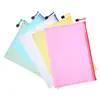 Bolsa de arquivo A4 para atacado, bolsa de grade, bolsa transparente com zíper, bolsa de informações à prova d'água, bolsa de grade A5 à prova d'água, entrega em Guangzhou