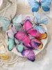 Mariposa Grande DIY Flor Hecha a Mano Flor Artificial Accesorios Retro para el Cabello Pasadores Pasadores de Flor Decoración para Ropa Broches Accesorios Accesorios para Fotografía