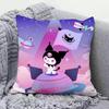 Almohada Kulomi Sanrio Almohada de Animación Secundaria Almohada de Dormitorio Cojín Lumbar de Oficina Cumpleaños de Estudiante