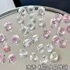 Boutique k9 pilha de cristal diamante rocha açúcar pombo ovo diamante líquido geleira vermelha transparente rosa rosa unhas jóias atacado