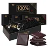 Chocolate 100% Amargo Diário Chocolate Preto Puro Manteiga de Cacau Pura Sacarose Fitness Lanches Estilo Russo