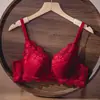 Lencería Sexy Pecho Pequeño Sujetador Push-Up Recogida Lateral del Pecho Anti-Caída Estilo Francés Pura Tentación Conjunto de Sujetador de Encaje para Mujer