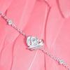Pulsera de alas de ángel con corazón palpitante para mujer, pulsera de amor, diseño de nicho, regalo de cumpleaños de alta calidad.