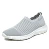 Zapatos de calcetín elástico de caña baja Primavera 2022 Zapatillas casuales de malla tejida Fly para mujer Amazon Talla grande Zapatos de mujer 2025