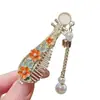 Grampo de Cabelo Borboleta e Flor Estilo Antigo para Mulheres, Presilha Elegante para Franja, Presilha Lateral, Grampo da Moda, Novo Acessório de Cabelo Estilo Chinês, Grampo de Cabelo Fashion