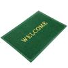 Tapete Personalizado Antiderrapante com Anel de Arame Plástico PVC Tapete de Piso Externo Carpete Comercial Impermeável e Resistente a Manchas Exportação Tapete de Entrada Escovado