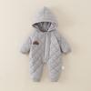 Roupas de Engatinhar Outono e Inverno para Recém-Nascidos, Roupas Finas de Algodão, Macacão Acolchoado Espesso para Bebê, Roupas de Algodão, Transfronteiriço