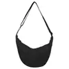 Bolsa esportiva externa em formato de bolinho transfronteiriça, bolsa transversal de nylon simples e casual para mulheres, leve para passeios, deslocamentos e ciclismo