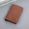 Portatarjetas RFID para Hombre Aleación de Aluminio Cartera para Tarjetas de Crédito Portatarjetas de Metal de Aluminio Carcasa de Aluminio Caja Magnética Anti-Tarjeta Portatarjetas de Presentación