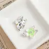 Aleación Gota de Aceite Flor Fresca Hoja de Ginkgo Ins Pequeña Fragancia Collar Pendientes Pulsera Colgante de Joyería DIY