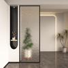 Mampara de cristal minimalista moderna de acero inoxidable Changhong para sala de estar, entrada sencilla, luz de lujo, juego de pasillo para baño