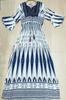 Vestido estilo étnico 2024 verão novo estilo algodão estampado Yunnan Dali Tailândia Xinjiang turismo vestido de praia