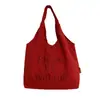 Bolsa de Lona Casual para Mujer 2025 Nueva Moda Ligera para Llevar en la Mano Bolsa de Compras Versátil Bolso de Hombro para Viajar al Trabajo