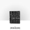 Billetera para Hombre Personalizada Vintage Hecha a Mano en Relieve de Cuero Genuino Larga de Cocodrilo Capa Superior Piel de Vaca Multitarjeta Monedero Estuche