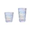 Taza de agua de vidrio con diseño de glaciar creativo, taza de cerveza colorida para el hogar, taza de té, taza de desayuno, taza de jugo, venta al por mayor de fábrica