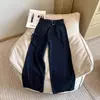 Jeans Rectos de Cintura Alta Lavados Estilo Europeo Vintage para Mujer 2025 Nuevo Verano Versátiles Adelgazantes Moda Pantalones de Pierna Ancha