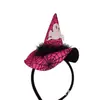 Nova Tiara Criativa de Chapéu de Bruxa Pontudo para Halloween, Festival dos Fantasmas, Abóbora, Aranha, Acessórios de Festa, Atacado de Chapéus