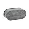 Cesta para herramientas con compartimento ovalado, cesta de almacenamiento de cocina de hierro galvanizado, cesta de almacenamiento de hierro para cuchillos y tenedores y palillos.
