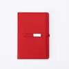 Caderno A5 com Logo Personalizável, Capa Dupla para Escritório, Bolso Interno, Bloco de Notas, Copo Térmico, Conjunto de Guarda-chuva