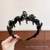 Diadema de estilo de cabello para la frente de caña alta 2026, versátil con dientes para un agarre antideslizante, diadema para lavarse la cara, colección de accesorios para el cabello para mujeres