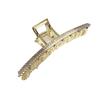 Pinza de Diamante de Garra de Perlas de Doble Fila Sentido de Alto Nivel Parte Posterior de la Cabeza Ins Corea del Sur Pinza Pasador Pinza de Tiburón Accesorios Elegantes para el Cabello