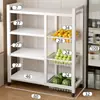 Nuevo Estante de Almacenamiento de Cocina de Pie de Múltiples Capas para Almacenamiento de Verduras, Estante Multifuncional para Artículos Diversos para el Hogar, Estantes de Almacenamiento Montados en la Pared