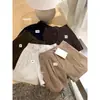 Hers Un Scoop Dulce 2025 Principios de Otoño Retro Simple Versátil para el Día a Día Shorts Casuales de Pana Adelgazantes para Mujer 66668