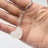Llavero creativo de simulación de amor, de resina, luminoso, con forma de corazón, para bolso, colgante, caja ciega, huevo retorcido, regalo
