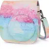 Bolsa para Cámara POLITI Mini 11/8/8/9 Estuche para Cámara Bolsa de Almacenamiento Estuche de Cuero Bolso de Hombro