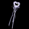 Diadema de Plumas de Ángel Maquillaje de Halloween Bastón Bastón de Ángel Diadema Cabeza de Cuerno Accesorios para Disfraces de Carnaval