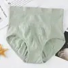 Pantaletas de Miel de Panal de Cintura Alta Sin Costuras Transfronterizas para Mujer Tallas Grandes Control de Abdomen Postparto Entrenador de Cintura Levantamiento de Glúteos Transpirables Antibacterianas de Algodón Puro
