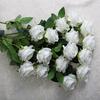 Rosas Artificiais de Veludo, Arranjo de Flores para Arco de Salão de Casamento, Flores Artificiais para Decoração de Sala de Estar de Hotel, Flores para Vaso de Rosa de Exportação