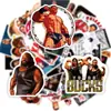 50 Pegatinas de Lucha Libre de la WWE, Pegatinas de Compra Directa Transfronteriza, Pegatinas de Figuras Deportivas del Espectáculo de Lucha Libre Profesional Estadounidense