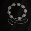 Cadena de Cintura de Cabeza de Toro Estilo Bohemio Europeo y Americano Versátil para Falda Casual Jeans Cinturón Ajustable Accesorio Metálico Personalizado para Cintura