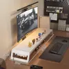 Soporte de altura ajustable para computadora para modificación de escritorio, estación de carga USB de expansión para portátil, base elevada para monitor y estante de almacenamiento