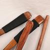 Cuchara Pequeña de Madera Nanmu para Comer, Vajilla de Madera, Cuchara de Madera Roscada, Cuchara Pequeña para que los Niños Coman, Cuchara Pequeña Roscada