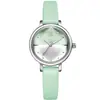 Shengke shengke estudiante moda cinturón moderno casual simple oro rosa Reloj de cuarzo para mujer estilo campus