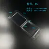 En stock caja de blíster plegable PET transparente caja universal para ferretería caja de embalaje para productos electrónicos caja de PVC