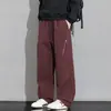 NASA SOBRE Pantalones de trabajo casuales estilo americano con múltiples bolsillos para hombre, nuevos pantalones deportivos de pierna ancha de ajuste holgado para primavera y otoño 2026