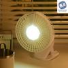 Desktop 6 polegadas clip fan night light USB portátil clip fan office dormitório estudante desktop clip ventilador estático