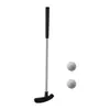 Mini Putter de Golf Cabeza de Palo de Aleación de Zinc Varilla de Palo de Acero Inoxidable Agarre Antideslizante Juguete de Entretenimiento de Escritorio Palo