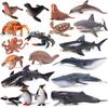 Simulação Tubarão Modelo de Animal Marinho Grande Tubarão Branco Megalodon Tubarão Tigre Baleia Azul Polvo Polvo Lagosta Brinquedo
