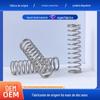 Mola de Compressão em Estoque Brinquedo Mecânico Espiral Cilíndrico Fio de Aço Inoxidável 304 Força de Retorno Forte Mola Pequena Feita Sob Medida