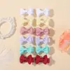 Set de Pinzas para el Cabello Infantiles de Amazon Color Puro Caramelo Pinza para Flequillo Niñas Pequeñas Lindos Mini Accesorios para el Cabello de Niña 4322