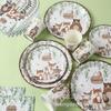 Set de Vajilla Desechable con Tema de Animales de la Selva para Fiesta de Cumpleaños, Decoraciones para Fiesta de Vacaciones, Platos y Vasos de Papel